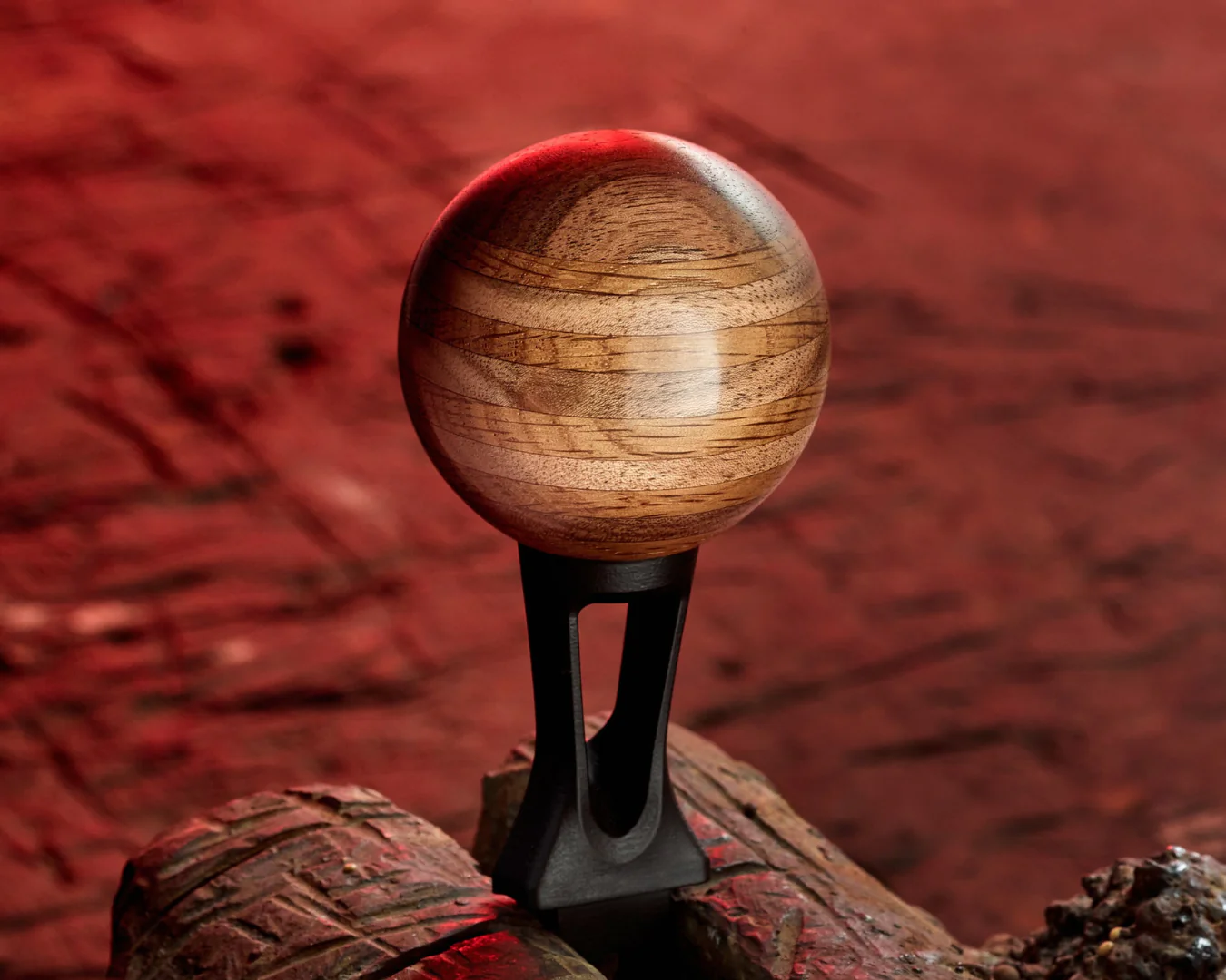 Black Walnut - Antique Oak Tribute Knob (Add-on Knob)