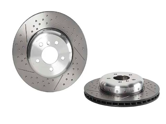 BMW Brake Disc - Cross-Dimpled and Slotted (345 X 24 mm) | 2012-2020 - Image 3