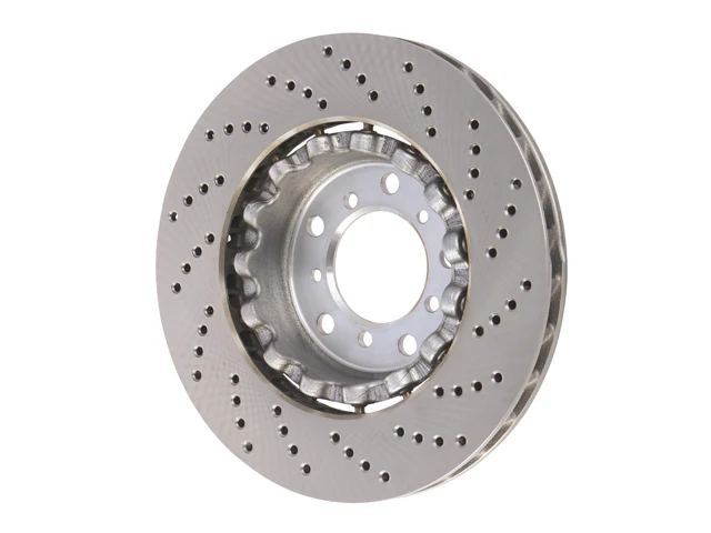 BMW Brake Disc - Cross Drilled with Floating Aluminum Hub (325 X 28 mm) | 2001-2006