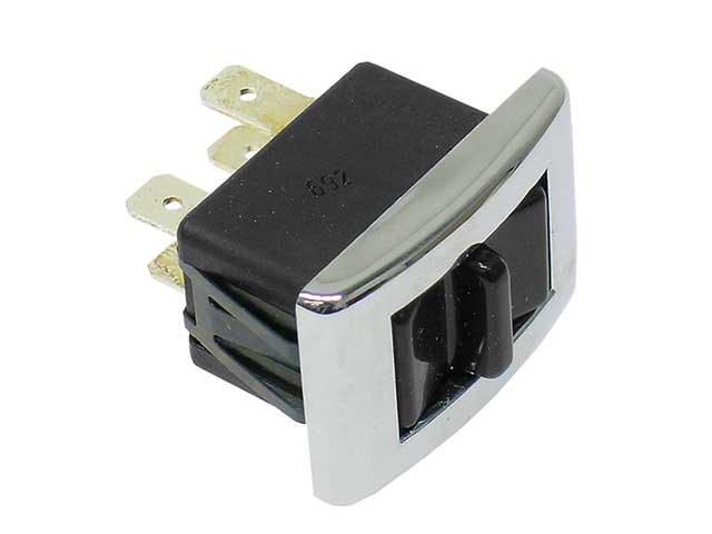 BMW Window Switch (4 Connectors) (Chrome) | 1967-1976