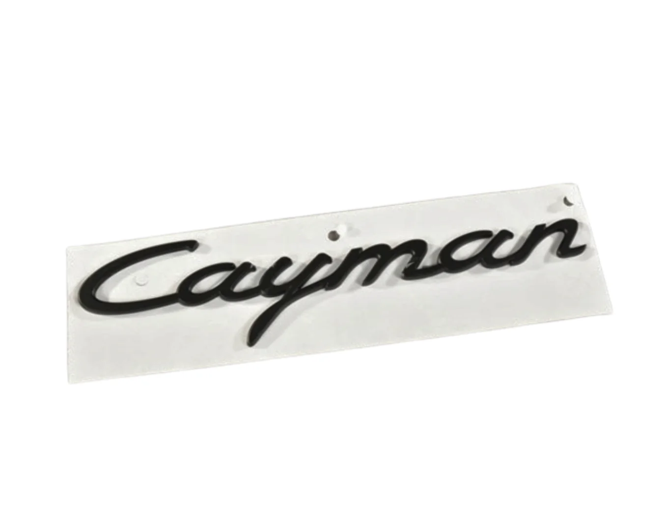 Bumper Cover Emblem Logo - Black - Cayman | 2017-2025