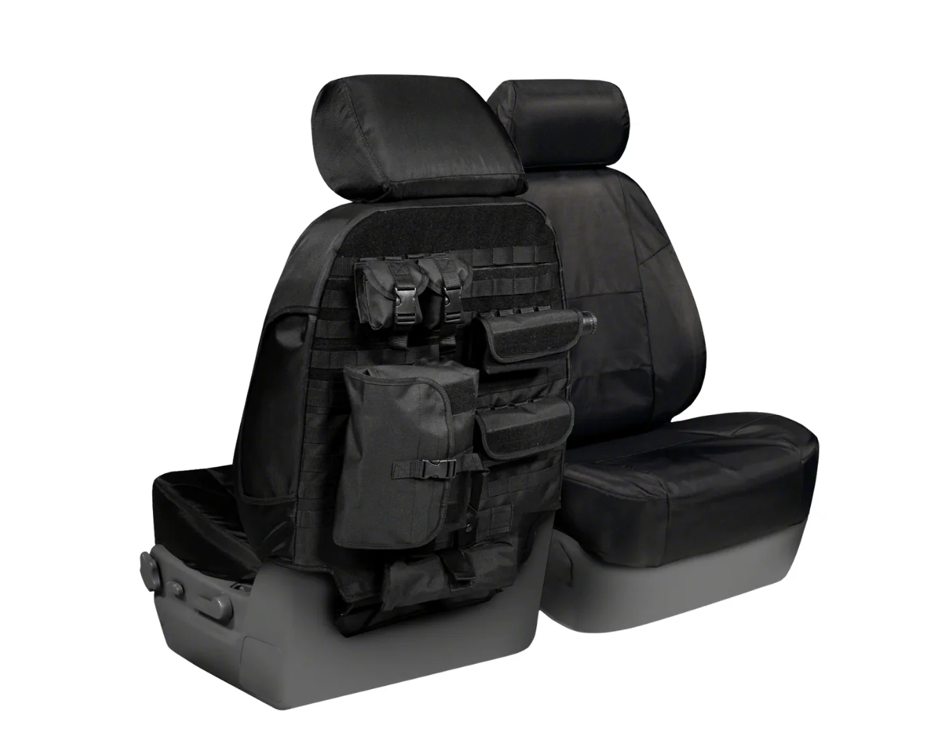 Custom Fit Ballistic Tactical Seat Cover - Black - Image 3