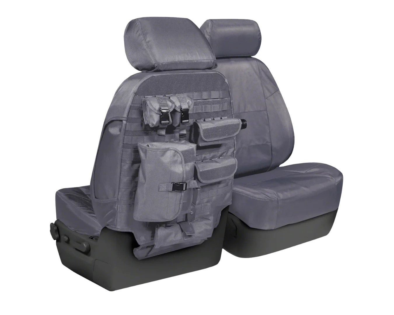Custom Fit Ballistic Tactical Seat Cover - Charcoal - Image 2
