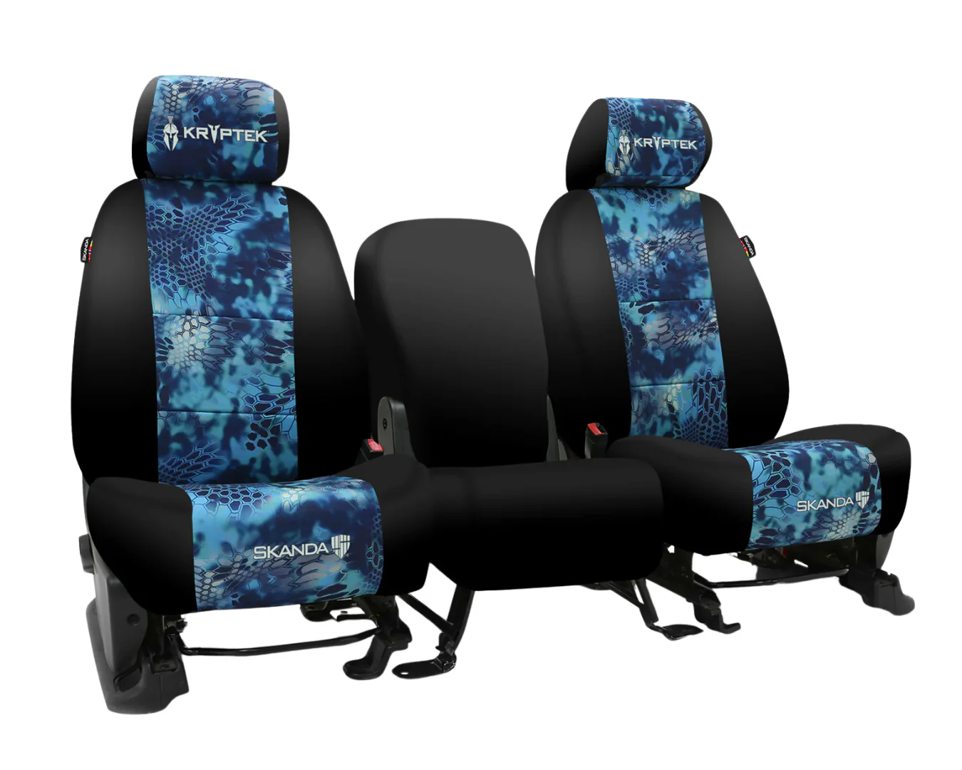 Custom Fit Neosupreme Kryptek Seat Cover - Camo Pontus With Black - Image 2