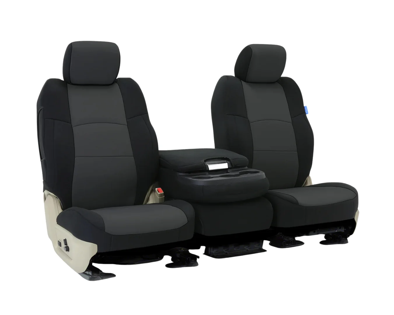 Custom Fit Neosupreme Seat Cover - Charcoal with Black - Image 2
