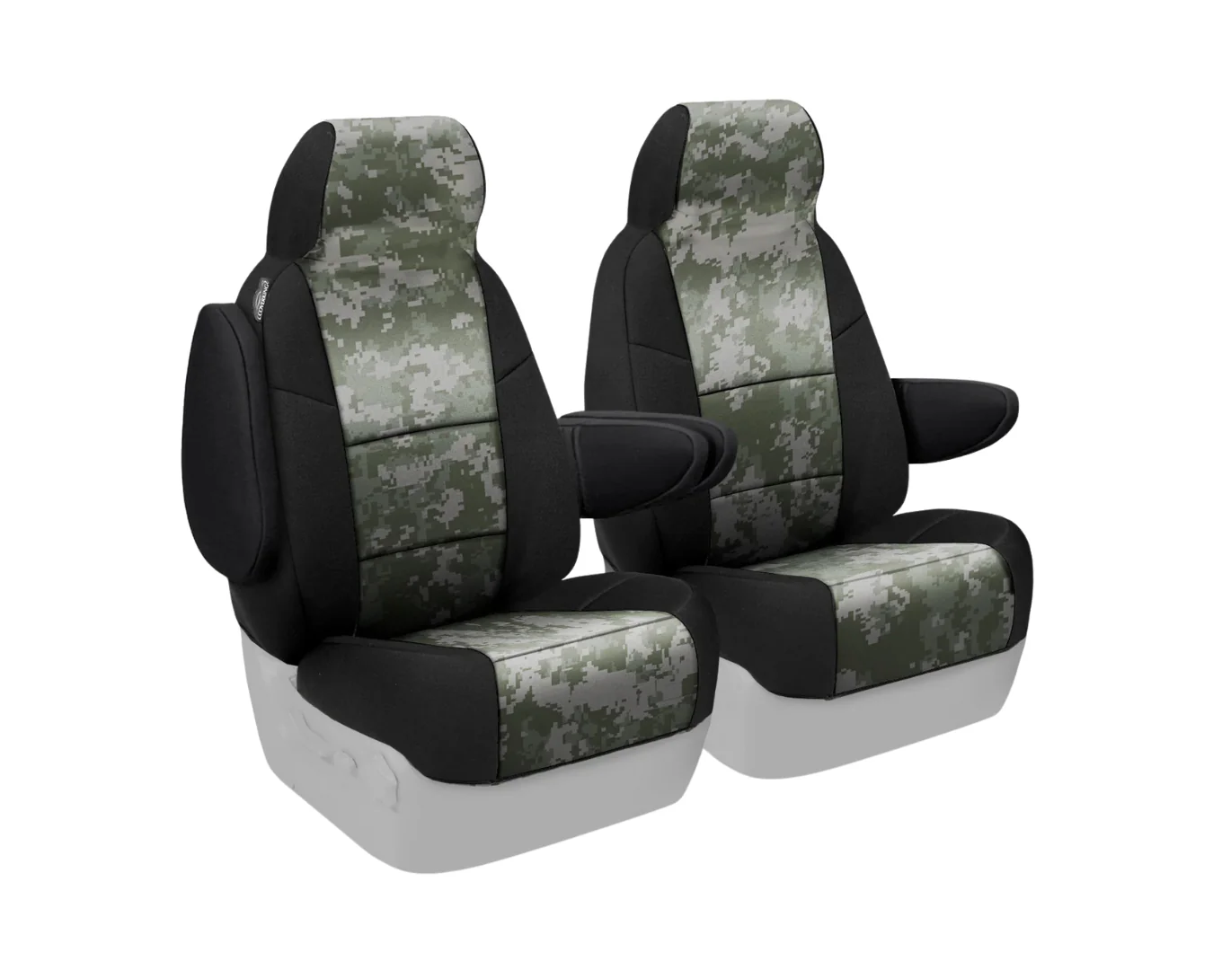 Custom Fit Neosupreme Seat Cover - Camo Digital Jungle with Black - Image 2