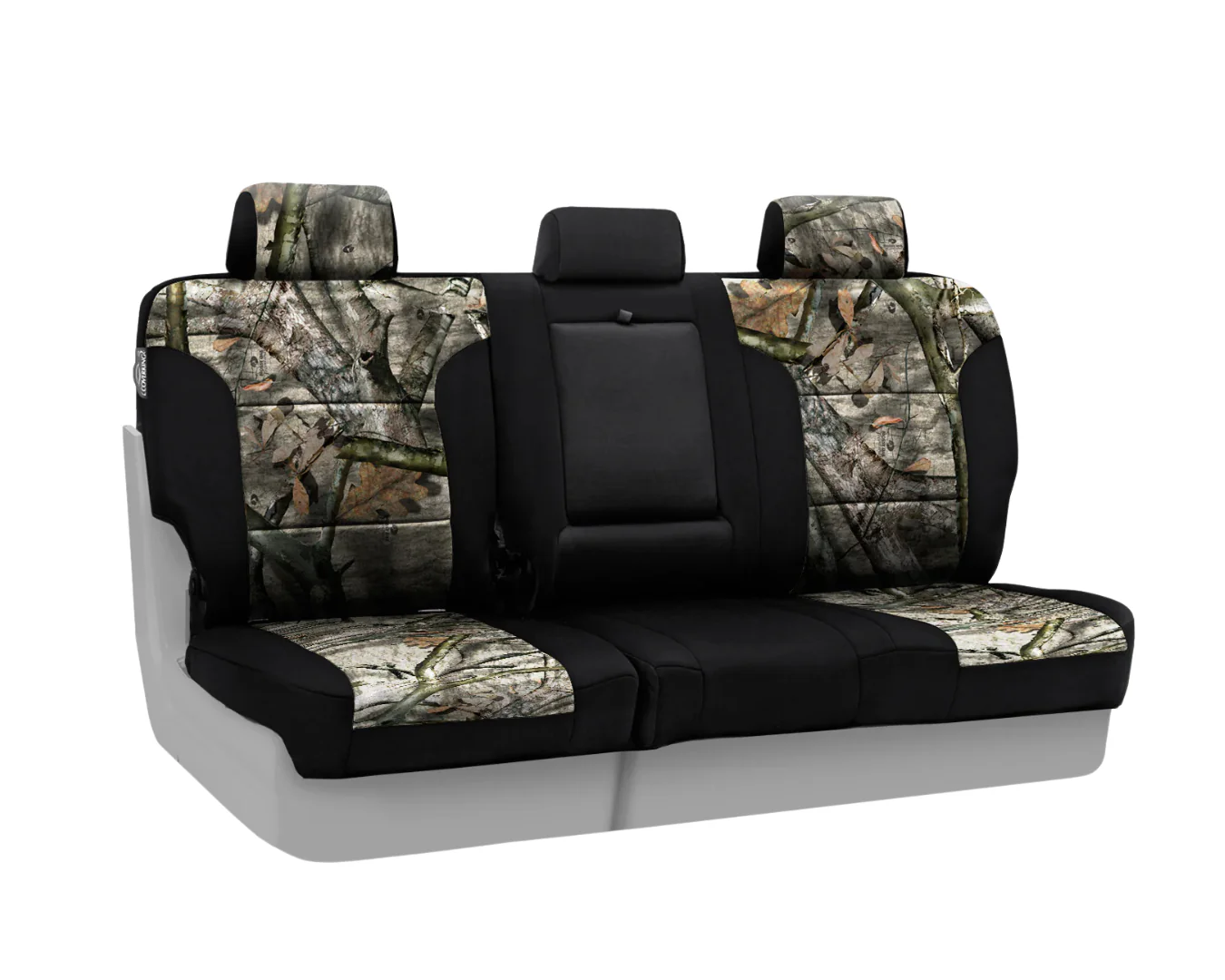 Custom Fit Neosupreme Seat Cover - Camo Mossy Oak Treestand Black - Image 2