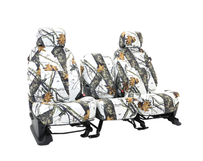 Custom Fit Neosupreme Seat Cover - Mossy Oak Break Up Winter Print - Image 2