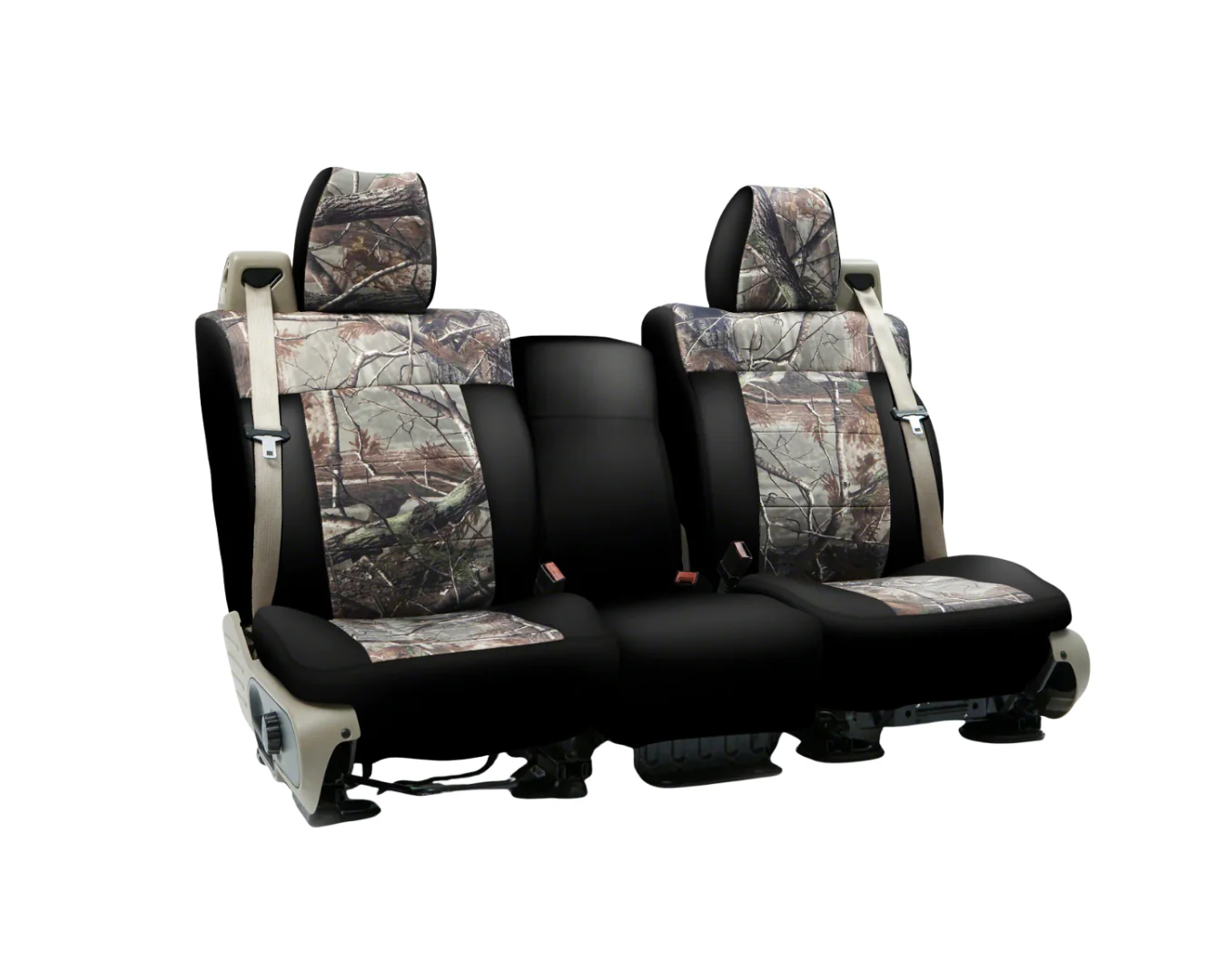 Custom Fit Neosupreme Seat Cover - Realtree Camo XTRA with Black - Image 2