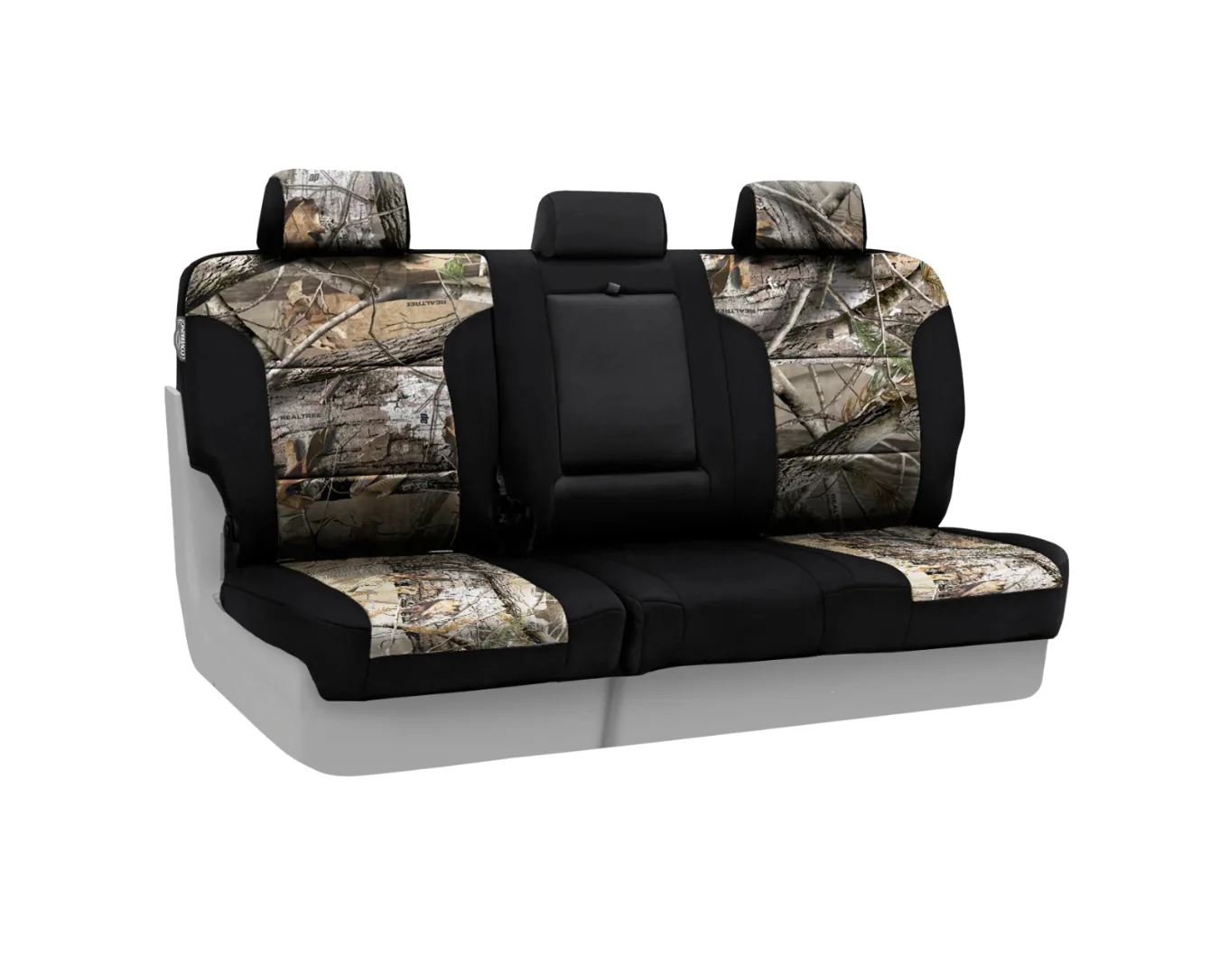 Custom Fit Neosupreme Seat Cover - Realtree Camo XTRA with Black - Image 3
