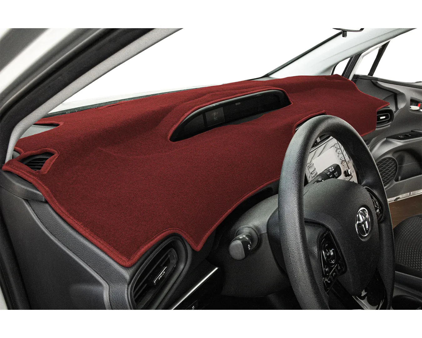 Custom Fit Polycarpet Dashboard Cover - Red - Image 2