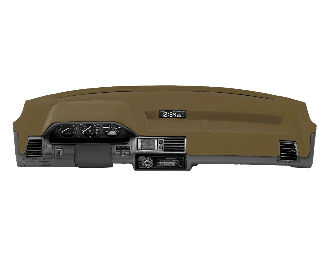 Custom Fit Velour Dashboard Cover - Oak - Image 2