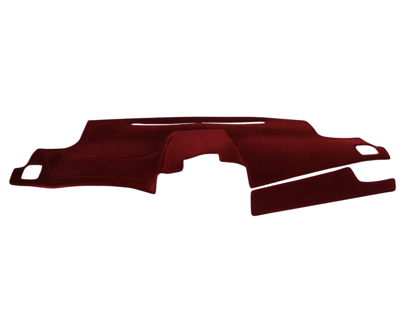 Custom Fit Velour Dashboard Cover - Red