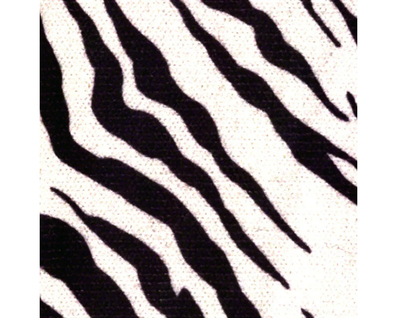 Custom Fit Velour Rear Deck Cover - Zebra - Image 2