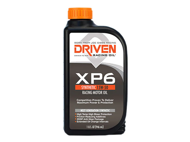 Engine Oil - Driven XP6 Racing - 15W-50 Synthetic (1 Quart)