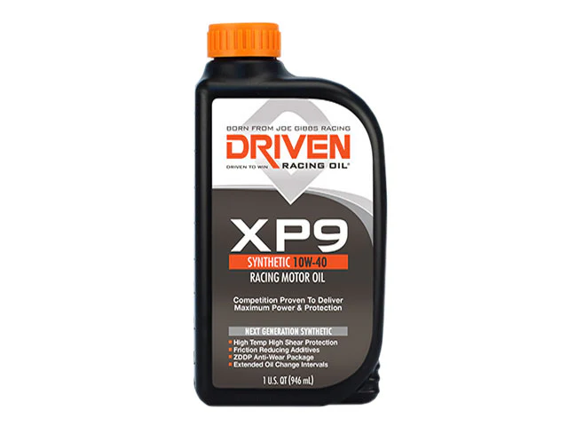 Engine Oil - Driven XP9 Racing - 10W-40 Synthetic (1 Quart)