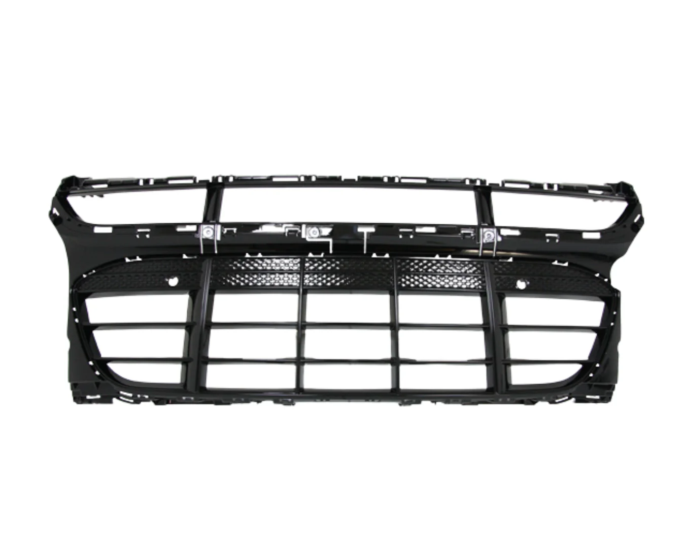Front Bumper Centre Grille - High-Gloss Black - Macan | 2015-2018