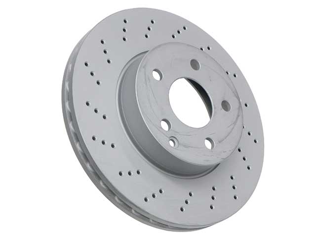 Mercedes-Benz Brake Disc - Vented and Cross Drilled (295 X 28 mm) | 2008-2015 - Image 3