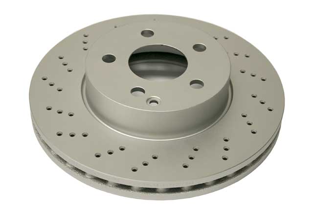 Mercedes-Benz Brake Disc - Vented and Cross Drilled (295 X 28 mm) | 2008-2015 - Image 4