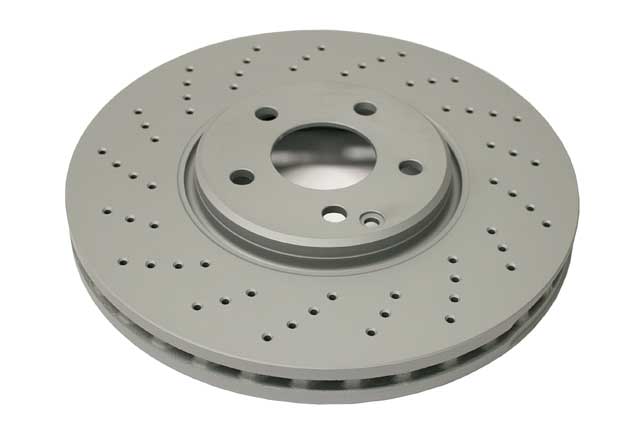 Mercedes-Benz Brake Disc - Vented and Cross Drilled (330 X 32 mm) | 2003-2009 - Image 2