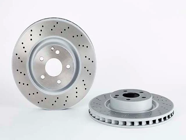 Mercedes-Benz Brake Disc - Vented and Cross Drilled (335 X 32 mm) | 2007-2013 - Image 2