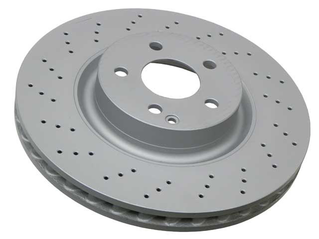 Mercedes-Benz Brake Disc - Vented and Cross Drilled (335 X 32 mm) | 2007-2013 - Image 3