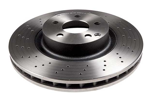 Mercedes-Benz Brake Disc - Vented and Cross Drilled (335 X 32 mm) | 2007-2013 - Image 5
