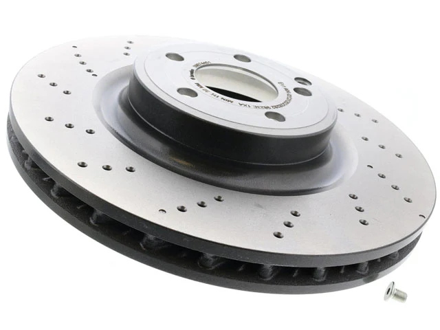 Mercedes-Benz Brake Disc - Vented and Cross Drilled (344 X 32 mm) | 2012-2020 - Image 3