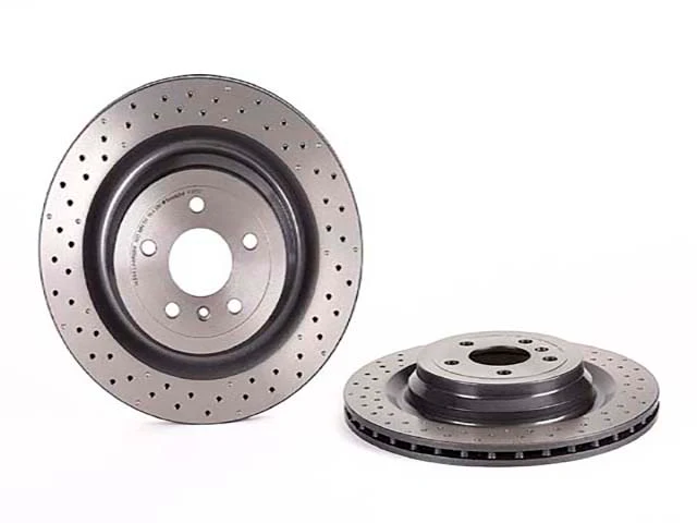 Mercedes-Benz Brake Disc - Vented and Cross Drilled (345 X 22 mm) | 2013-2014 - Image 2