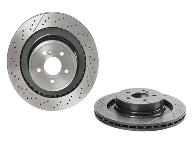 Mercedes-Benz Brake Disc - Vented / Slotted and Cross Drilled (360 X 26 mm) | 2010-2018 - Image 2