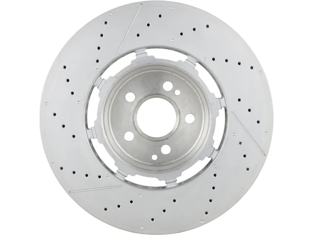 Mercedes-Benz Brake Disc - Vented / Slotted and Cross Drilled (370 X 32 mm) | 2021-2024 - Image 3