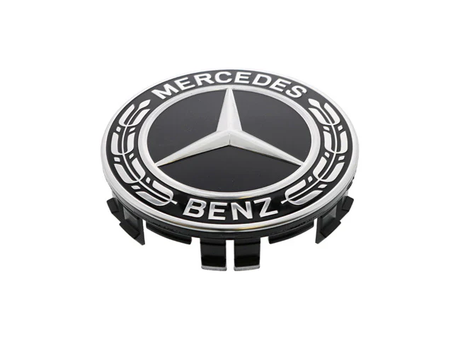 Mercedes-Benz Center Hub Cap for Alloy Wheel (Black) | 2010-2025
