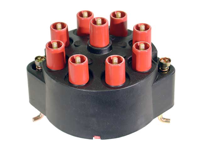 Mercedes-Benz Distributor Cap - with Threaded Stud Terminals and Black Cover | 1972-1980