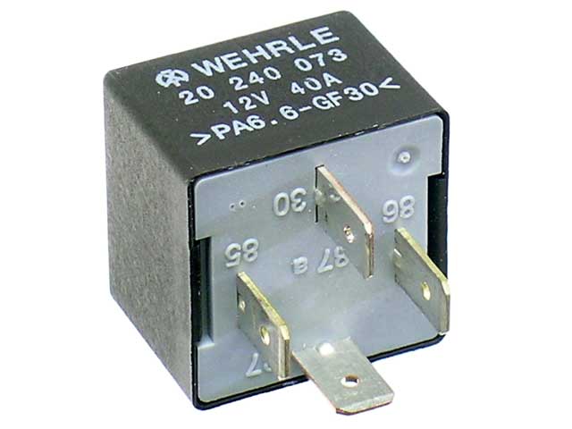 Mercedes-Benz Fuel Pump Relay (4-Prong - Small) (Black) (40 Amp) | 1994-2025 - Image 7