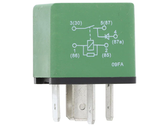 Mercedes-Benz Suspension Air Compressor Relay (5-Prong) (Green) | 2000-2018