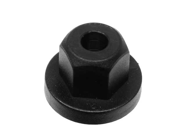 Mercedes-Benz Plastic Nut - (4 mm hole - 10 mm head - 16 mm collar) | 1986-2023