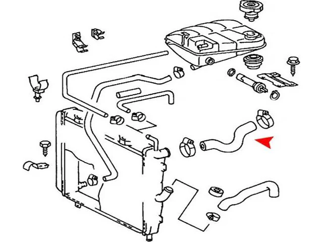 Mercedes-Benz Radiator Hose | 1986-1991