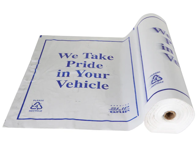 Plastic Floor Mat - Slip-N-Grip Paper Floor Mat (500 Roll)