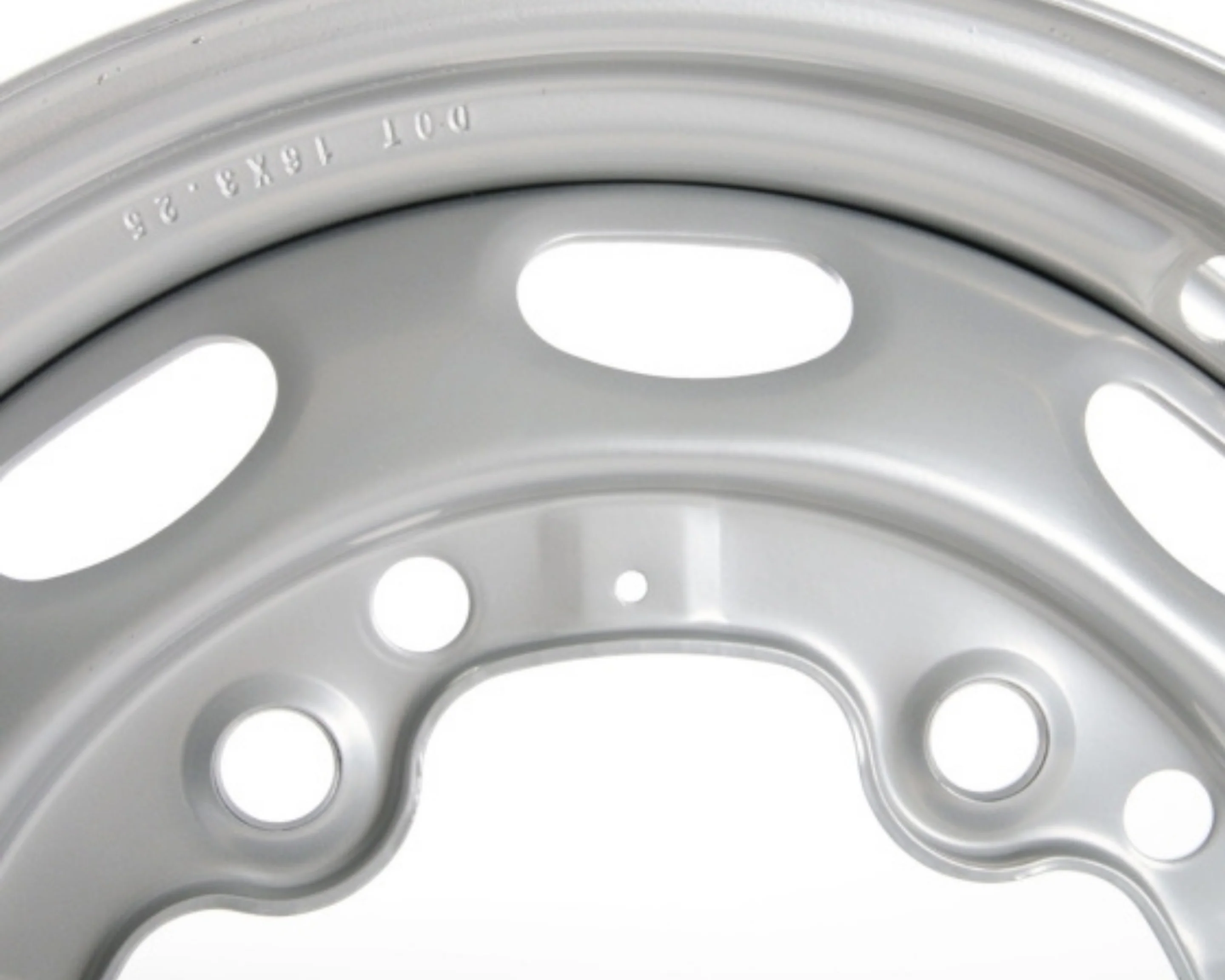 Porsche Drum Brake Wheel 16''x3.25'' - PRE-A 356 | 1950-1955 356-68-021-SIL - Image 3