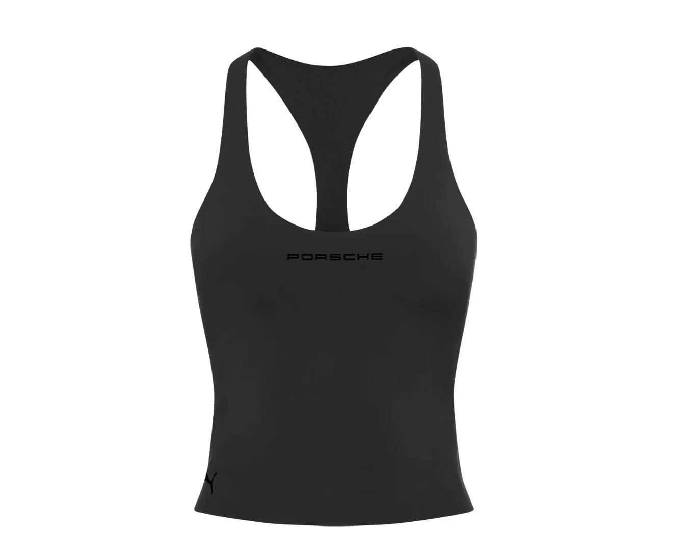 Porsche Electric Lifestyle 2-In-1 Womens Sports Tank Top - Black