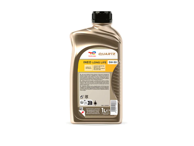 Porsche Engine Oil - Total Quartz INEO Long Life - 5W-30 Synthetic (1 Liter), Cayenne/Panamera/Macan | 2004-2024