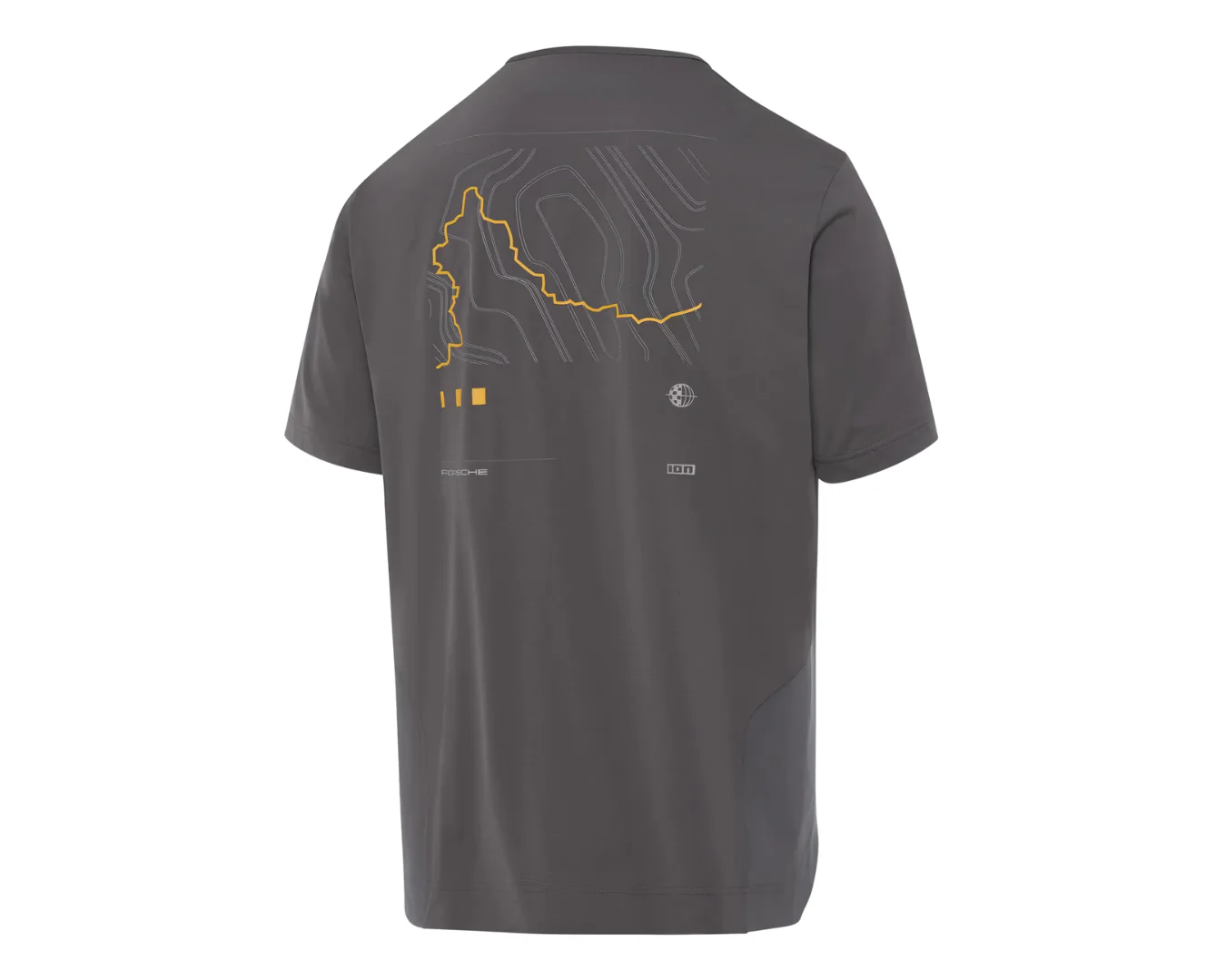 Porsche x ION Mens Bike Shirt - Stone Gray - Image 2