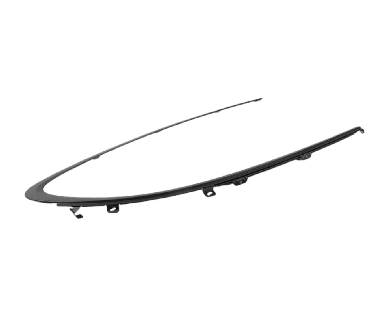 Left Window Well Trim Strip - Matt Black - Panamera | 2010-2016 - Image 2