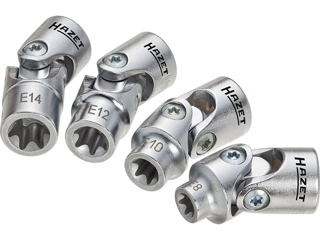 Socket Set - TORX Universal Joints - 3/8" Drive - 4-Piece Set